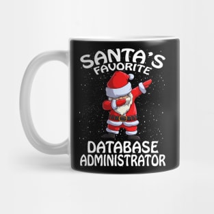 Santas Favorite Database Administrator Christmas Mug